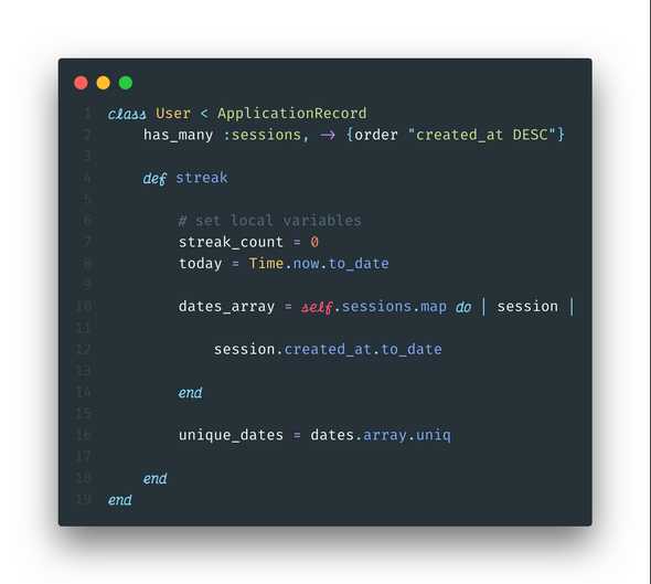 image of dates array